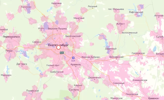 Зона покрытия Мегафон в городе Магнитогорск и области 
