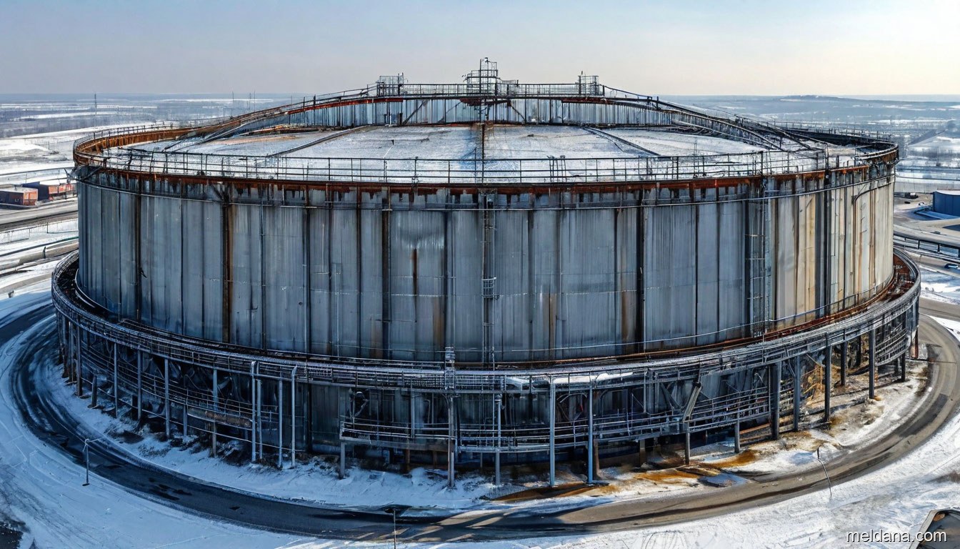 Антидроновая защита резервуара РВС-50000 Магнитогорске — ЗОК ЗАСЛОН по СП 542