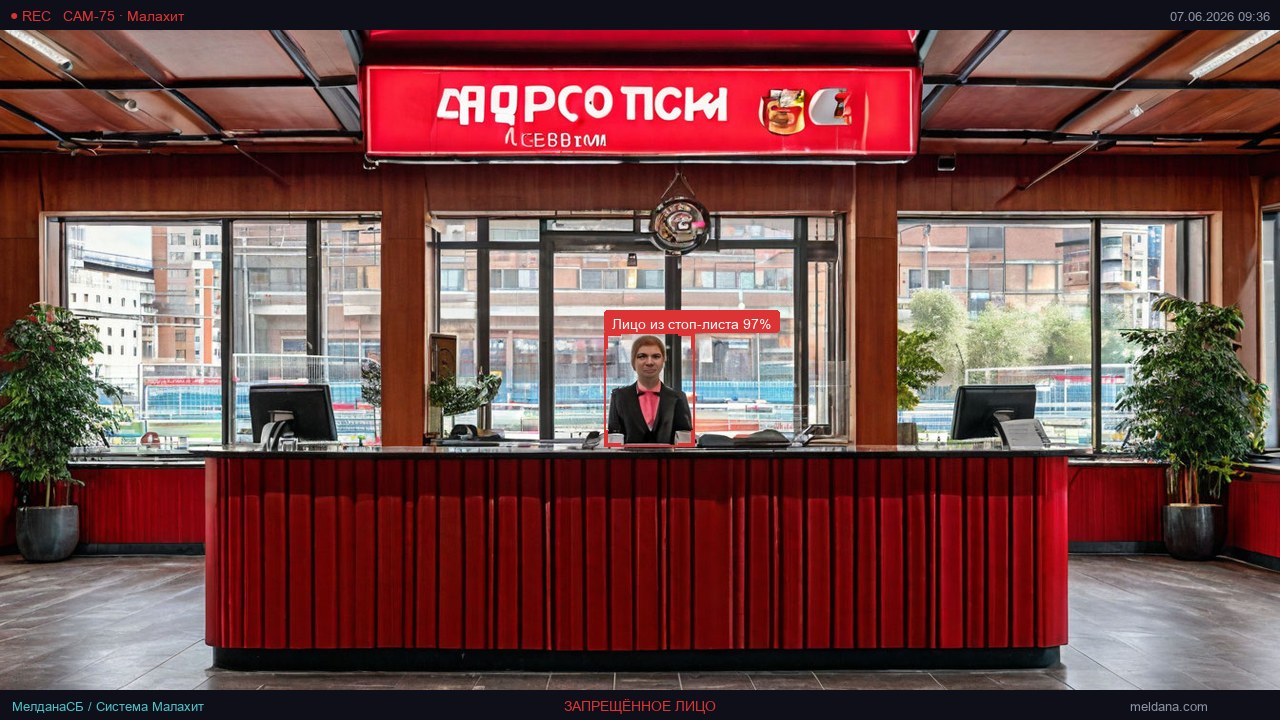Детекция запрещённых лиц на стадионе в Магнитогорске — от 4 200 ₽/стадион/мес